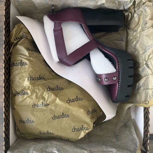 Charles David Studded Platform Sandal - Picture 2 of 7